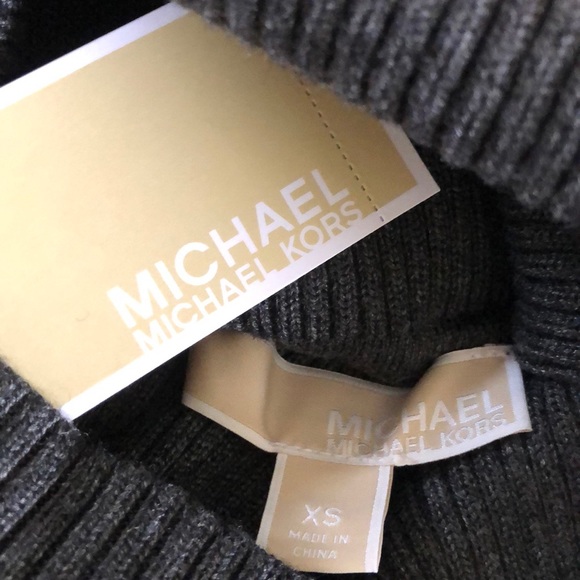 NWT XS Michael Kors cowl turtleneck sweater - Picture 6 of 7